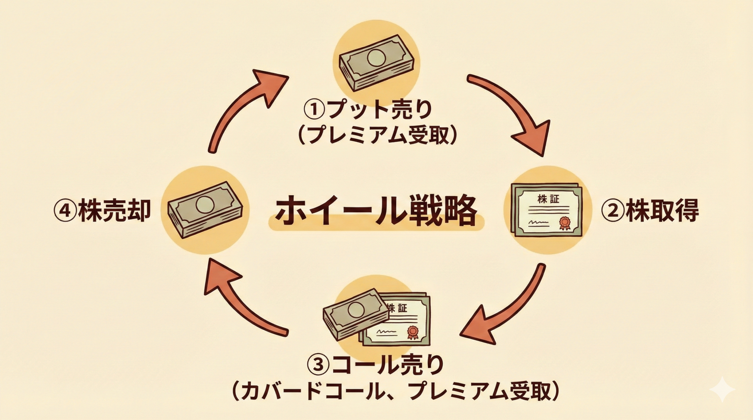 ホイール戦略のサイクル図